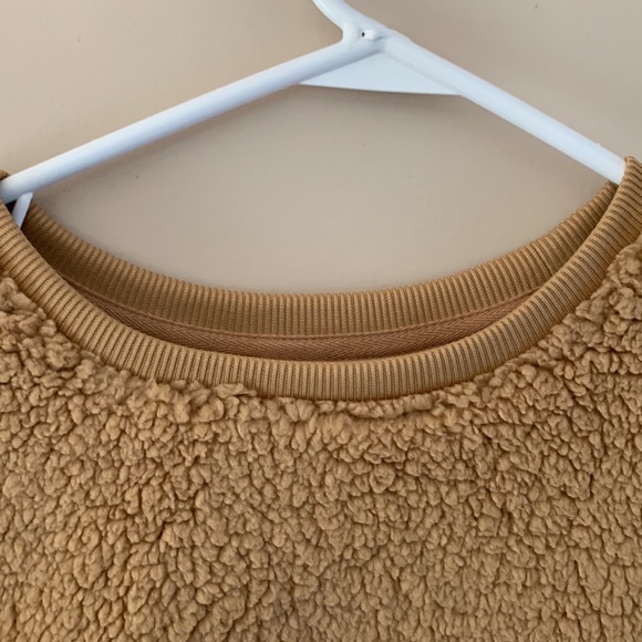 Old Navy Slouchy Sherpa Sweatshirt for girls NWT - Picture 8 of 9